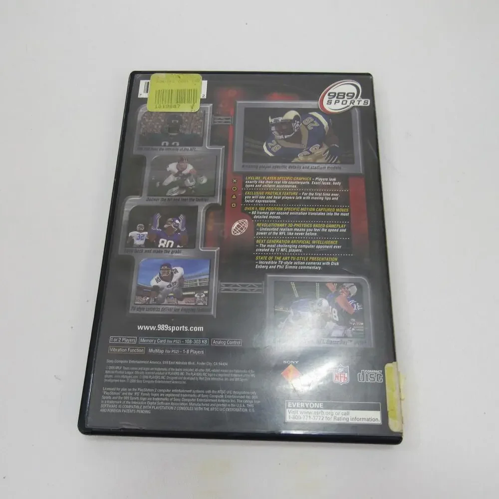 NFL GameDay 2001 (Sony PlayStation 2,‎ 2000) 2